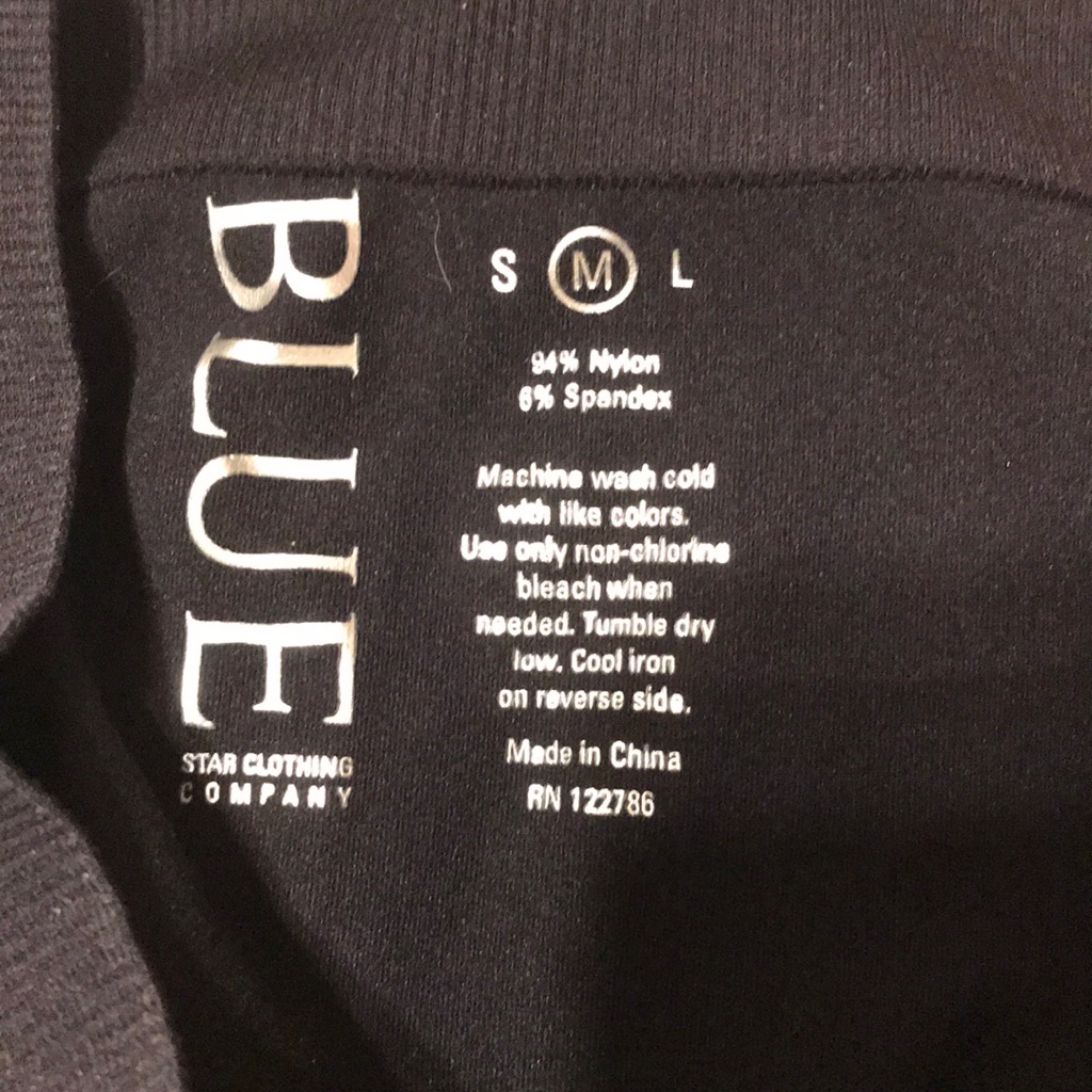 Blue Brand Stretchy Leggings